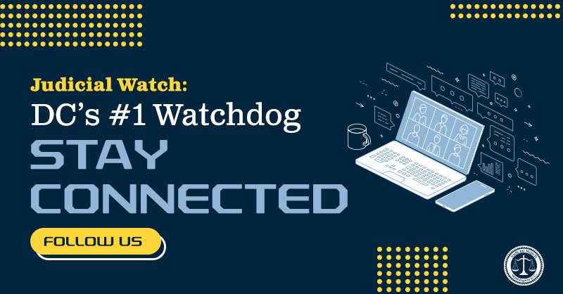 JudicialWatch's tweet photo. Judicial Watch is at risk for suppressions from controlling Big Tech! We can't let corruption win. Follow our page. Make sure to stay connected and join our fight against government corruption.
