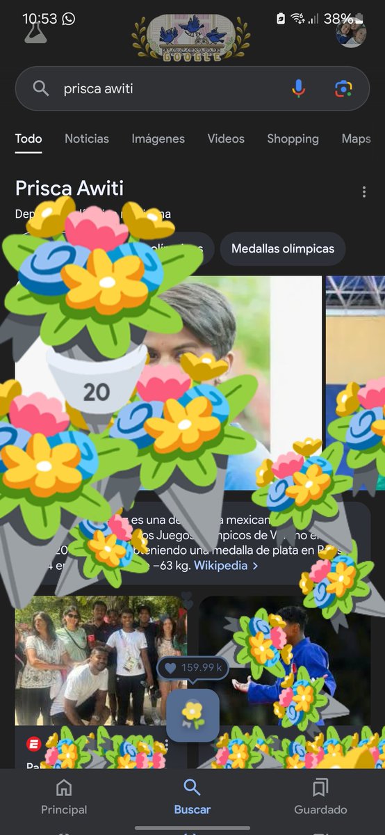 jadeEDM's tweet photo. Que bonito, puedes mandarle / lanzarle flores a Prisca Awiti cuando la buscas en Google 💖 #OlympicGamesParis2024 🥳 https://t.co/QlJAmGyaGW