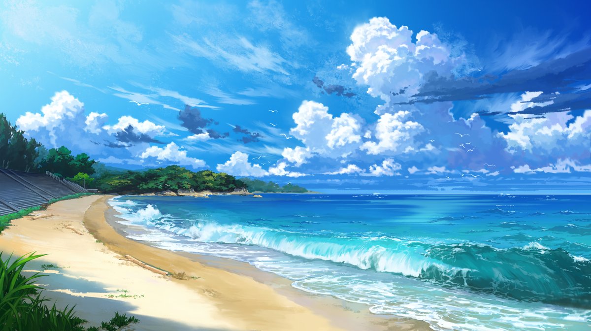 karasu_100's tweet photo. #私はこういう絵師です見た絵師全員参加 
ただの風景絵師です🫠 https://t.co/LfwUwAexHp