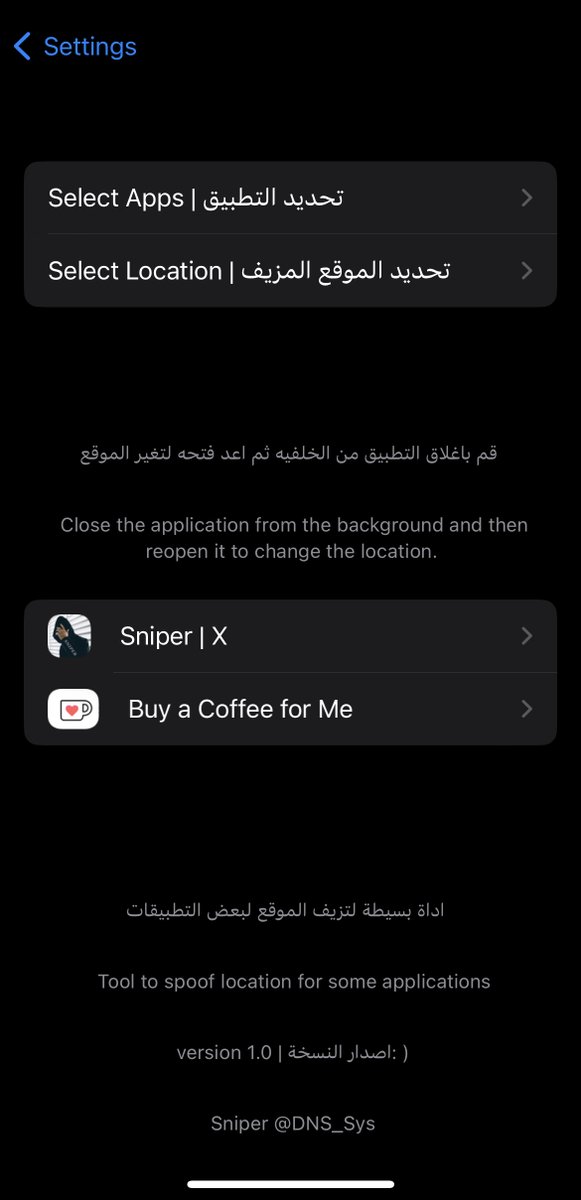 DNS_Sys's tweet photo. : ) اداة لتغير الموقع لتطبيقات المستخدم وتطبيقات النظام.  تم تجربتها على السناب شات. والواتساب. وقوقل ماب وخرائط ابل واليودل وسفاري : ) وان شاء الله انها تقبل ع كل التطبيقات

طبعاً لجميع انواع الجلبريك تعمل بنجاح حسب تجارب اللي ارسلتها لهم تلجرام : )

اصحاب جلبريك انكفر وتورين 

https://t.co/AQ9VcHYf3N

اصحاب جلبريك dopamine

https://t.co/MJo5uObtM1

اصحاب جلبريك RootHide + bootstrap

https://t.co/LR3urrZq1A