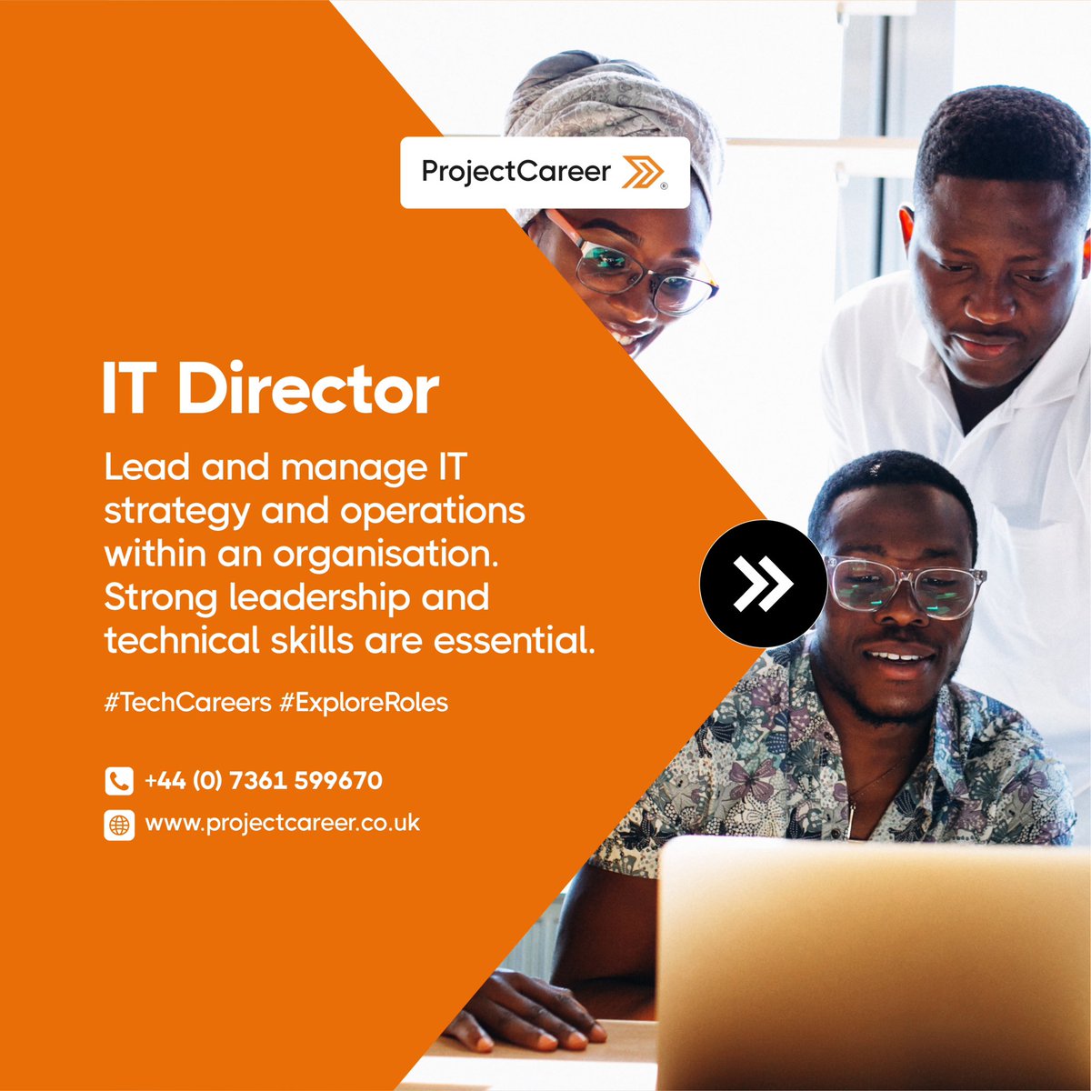 ProjectCareerUK's tweet photo. Ever wondered about the career paths in tech? Swipe to explore roles like Software Developer, IT Director, Cloud Engineer, and Data Scientist! Click the link in bio to register for the upcoming August training cohort.
#TechCareers #AugustTraining #CareerGrowth #ITTraining https://t.co/2lDN9gBzTq