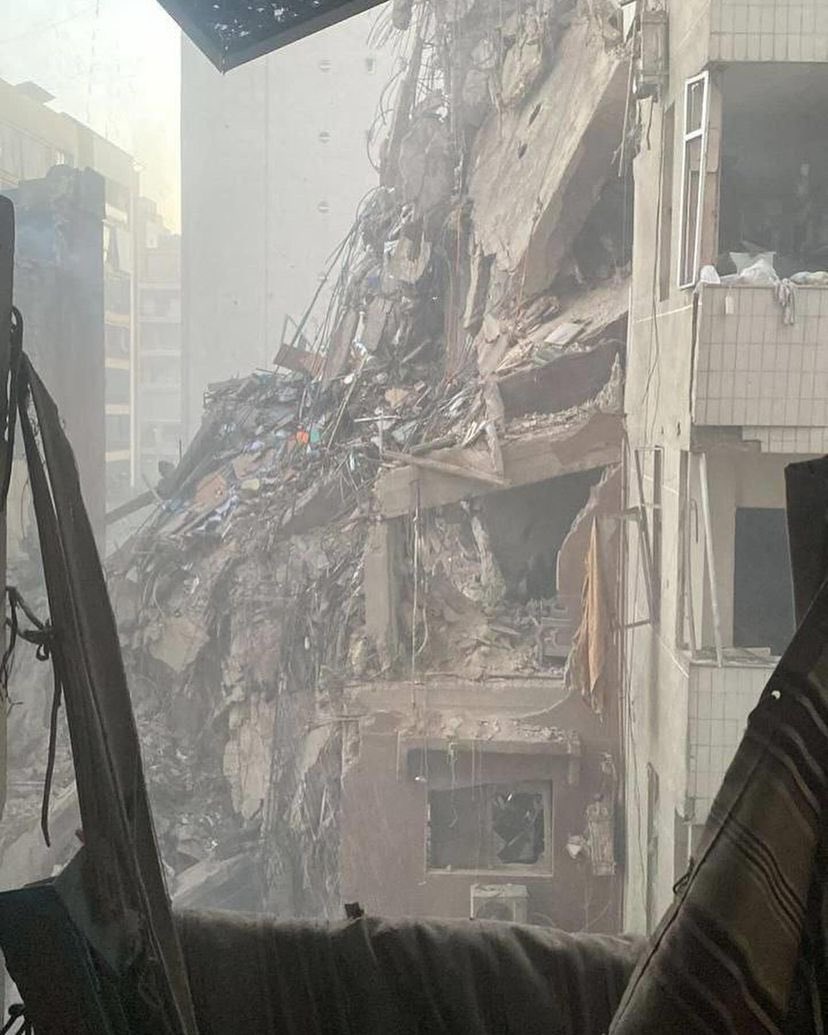 EyeonPalestine's tweet photo. An Israeli air strike hits Beirut city. https://t.co/Fx0q2XYmwd