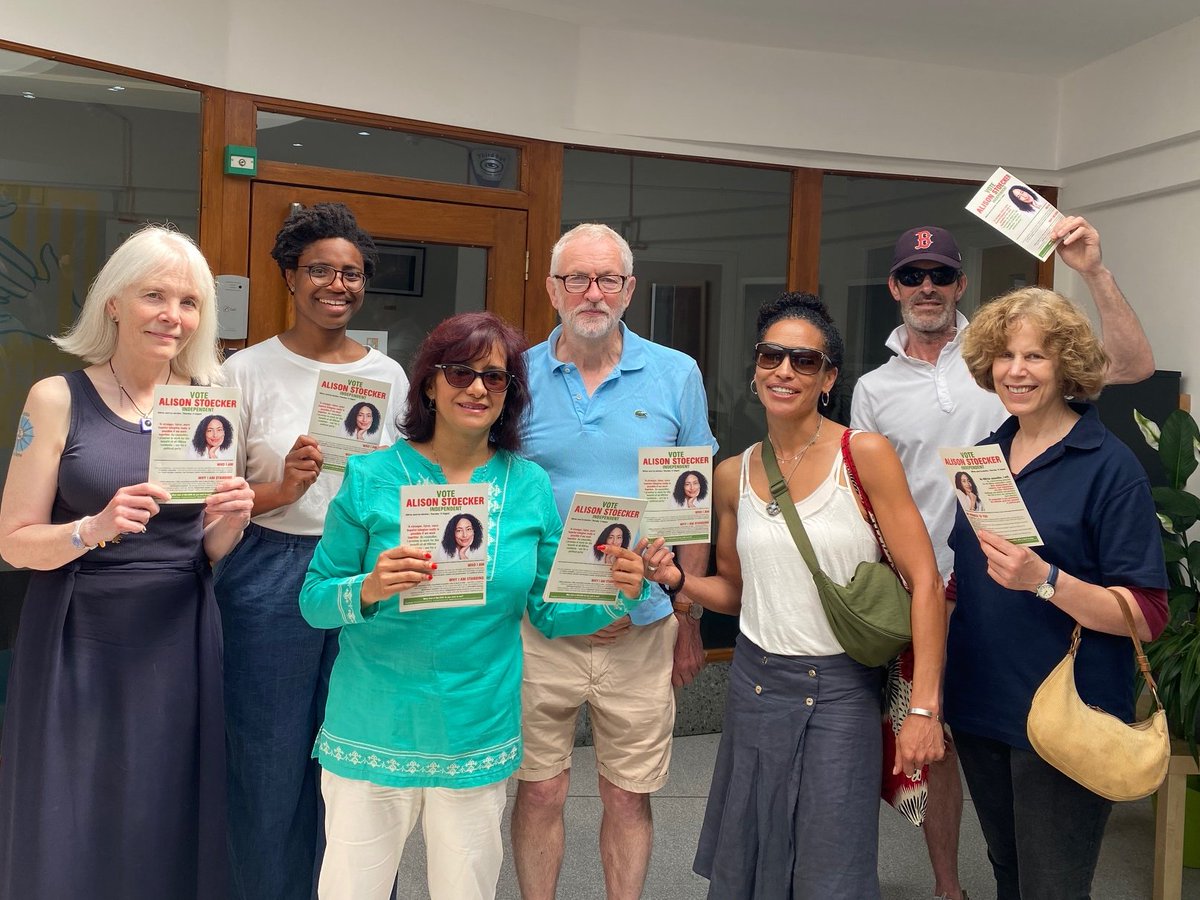 Alison Stoecker (@alisonstoecker) on Twitter photo What a beautiful day to be out campaigning with some of my independent-minded friends in #Hillrise ward #Islington! Every voice matters & every vote counts!
The #hillrisebyelection takes place 15 August
#alisonstoecker4hillrise #independentvoices
<a href="/LauraAlvarezJC/">Laura Alvarez</a> <a href="/jeremycorbyn/">Jeremy Corbyn</a> What a beautiful day to be out campaigning with some of my independent-minded friends in #Hillrise ward #Islington! Every voice matters & every vote counts!
The #hillrisebyelection takes place 15 August
#alisonstoecker4hillrise #independentvoices
<a href="/LauraAlvarezJC/">Laura Alvarez</a> <a href="/jeremycorbyn/">Jeremy Corbyn</a>