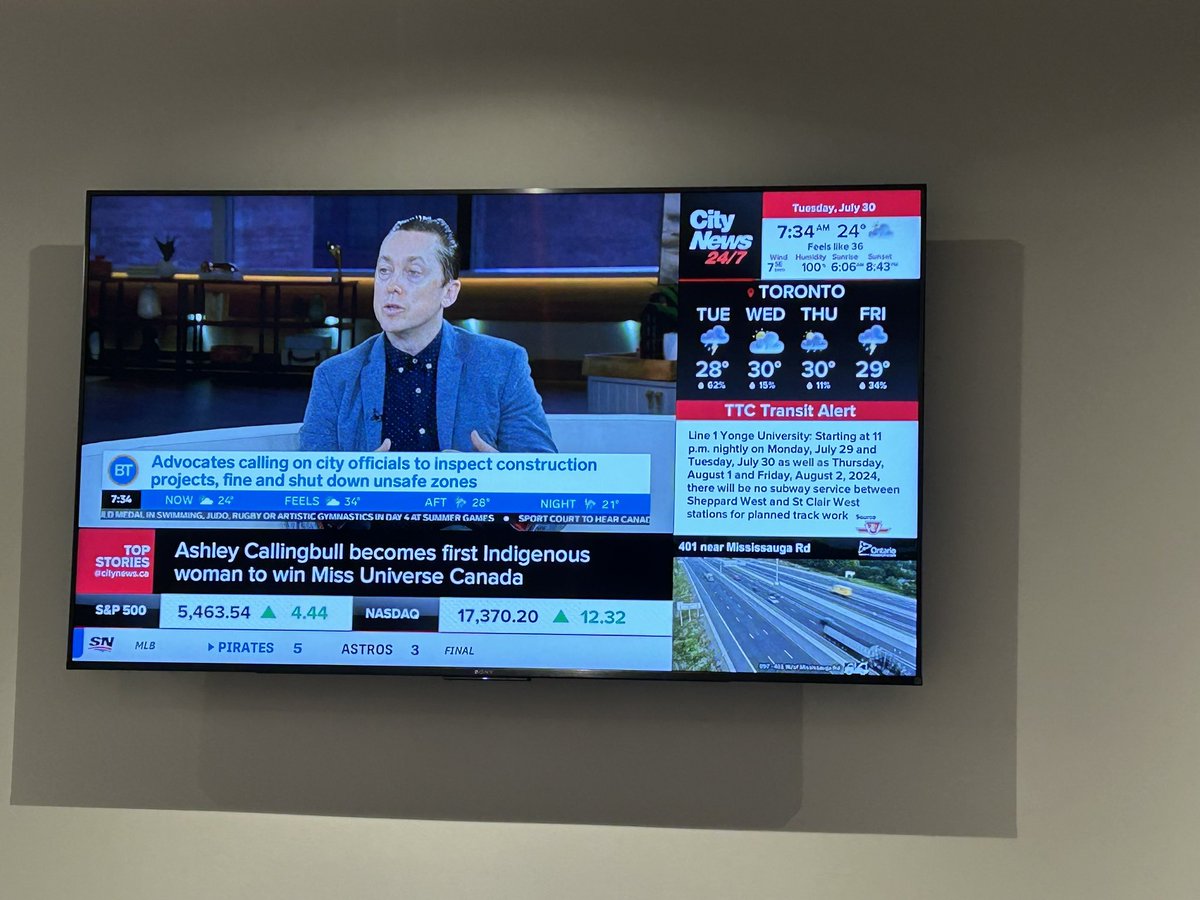 burtontaylor's tweet photo. @TheBikingLawyer @breakfasttv A great interview, Dave. https://t.co/6R2YVFHupn
