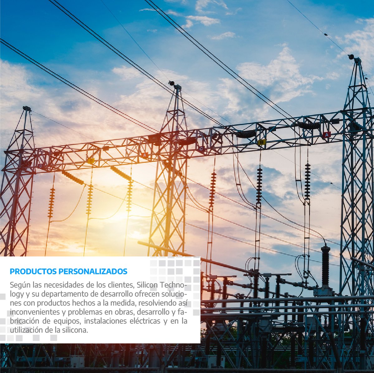 _silicontech's tweet image. Contamos con una AMPLIA GAMA DE PRODUCTOS EN EL #SECTOR #ELÉCTRICO ⚡
Ofrecemos #aisladores, #seccionadores y #pararrayos #poliméricos, además de #servicios de implementación y puesta en servicio. 🌟 
Comunícate con nosotros:
📞 Telf: 960 580 001
📧 Email: Ltambra@silicon.com.pe