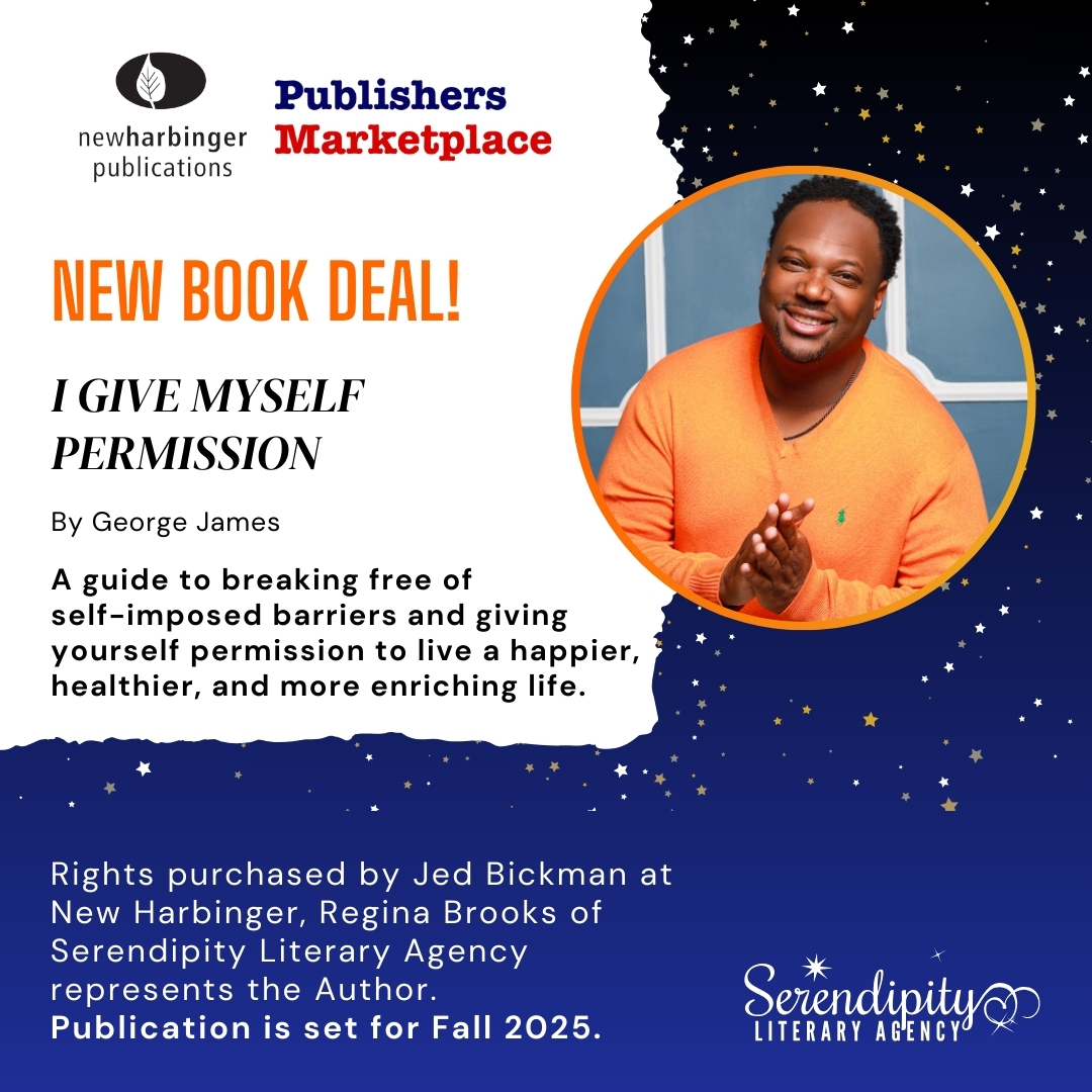 Serendipity Literary Agency (@serendipitylit) on Twitter photo Congratulations to #SerendipityLit author Dr. George James (<a href="/GeorgeTalks/">Dr. George James</a>) on his recent book deal with New Harbinger (<a href="/NewHarbinger/">New Harbinger</a>)!
I GIVE MYSELF PERMISSION is set to release in the fall of 2025! Congratulations to #SerendipityLit author Dr. George James (<a href="/GeorgeTalks/">Dr. George James</a>) on his recent book deal with New Harbinger (<a href="/NewHarbinger/">New Harbinger</a>)!
I GIVE MYSELF PERMISSION is set to release in the fall of 2025!