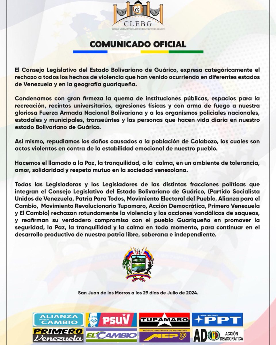 🚨COMUNICADO OFICIAL🚨

#NoALaViolencia🚫