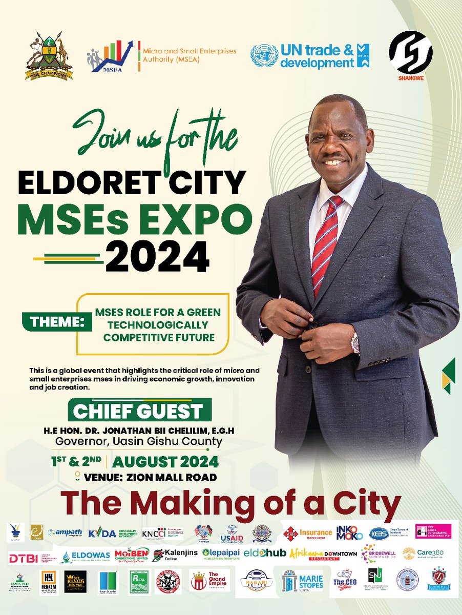 Tukaribishe JIJI letu Kuu la Tano,the 5th City of Kenya, Eldoret City,the Hub of MSMEs, innovation and Technology, Gateway to Western, Northern and the horn of Africa.