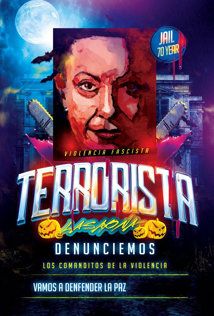 #CarcelParaLaSayona 
Cero impunidad, cárcel para los facistas y los #ComanditosDelTerror 
¡Los venezolanos queremos paz!

<a href="/NicolasMaduro/">Nicolás Maduro</a>
<a href="/dcabellor/">Diosdado Cabello R</a>
<a href="/RMarcoTorres/">Rodolfo Marco Torres</a>
<a href="/MinpublicoVEN/">Ministerio Público venezolano</a> 
<a href="/TarekWiliamSaab/">Tarek William Saab</a> 
<a href="/ErnestoLunaPsuv/">Ernesto Luna G.</a> 
@Cosme_Psuv