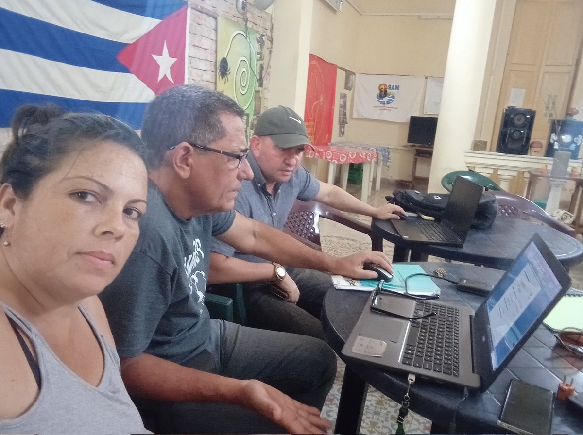 daly8585's tweet photo. Intercambio de trabajo @Ecovida_Pinar e Inversiones Gamma, fortaleciendo alianzas y materializando nuevos servicios. @citmacuba @YoelMaqueira @cmumicadora @EdMartDiaz @feyobe74312 @mhntranquilino1 @JesusAl07051268 @MagdielVillate https://t.co/vtb9LnexDn