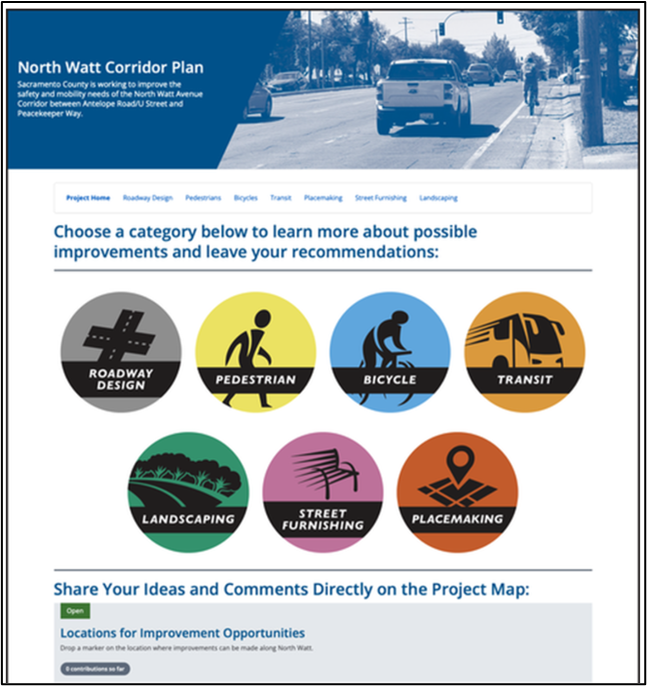 Sacramento County has received thousands of comments and suggestions about how to improve the North Watt Avenue Corridor, and we are looking for more.
August 30 is the last chance to submit comments to the Re-Imagine North Watt project team.   reimaginenorthwatt.com
