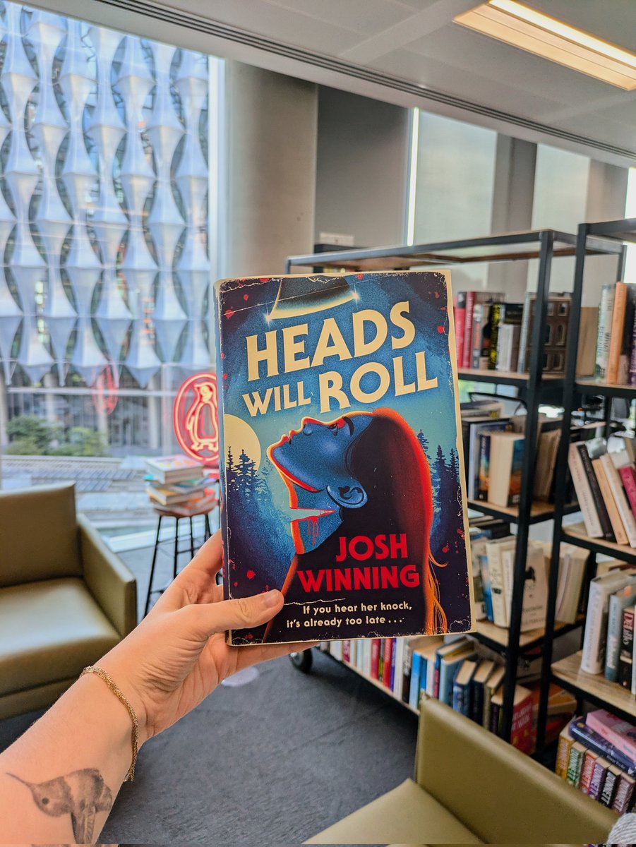 jorgiereads's tweet photo. Feast your wicked eyes upon this beauty, in all her gory glory. Heads Will Roll by @JoshWinning, a trope-tastic, slasher horror in time for #summerween and #slashersummer
Horror lovers, this needs to be on your shelves! 🖤👻🪓 https://t.co/oM1xwsnyvM