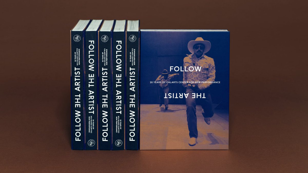 Get your copy of "Follow the Artist" a new #calartscnp book celebrating 20 years of CalArts Center for New Performance. Featuring an astonishing array of seminal, seasoned, and emerging artists from the greater School of Theater community. centerfornewperformance.org/projects/follo…