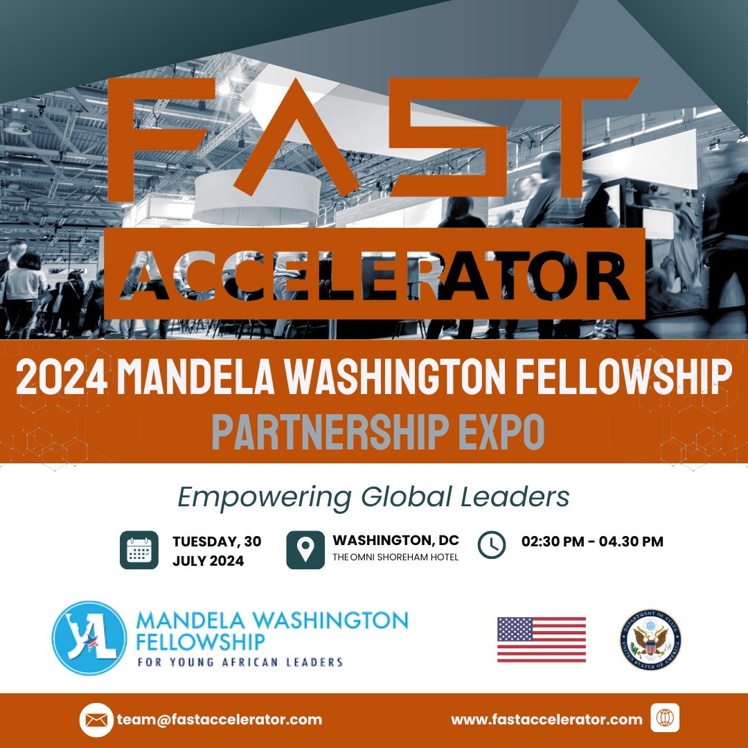 FastAccelerator's tweet image. FAST Accelerator is excited to partner with Mandela Washington Fellowship and Young African Leadership Initiative (@YALINetwork) to help strengthen connections between the United States and Africa.
Through this collaboration, we aim to establish enduring partnerships between…