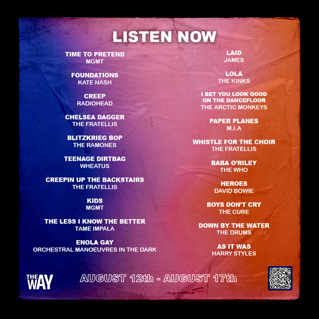 💥THE OFFICIAL PLAYLIST FOR THE PLAY IS HERE 💥 

🎵 LISTEN NOW:
shorturl.at/IhQK0

💿 PRE-ORDER THE VINYL NOW: 
shorturl.at/uhyHw

📅 Aug 12th-17th
⏰ 7.30pm/2pm
📍The Way Theatre
🎟️ shorturl.at/fLq2o