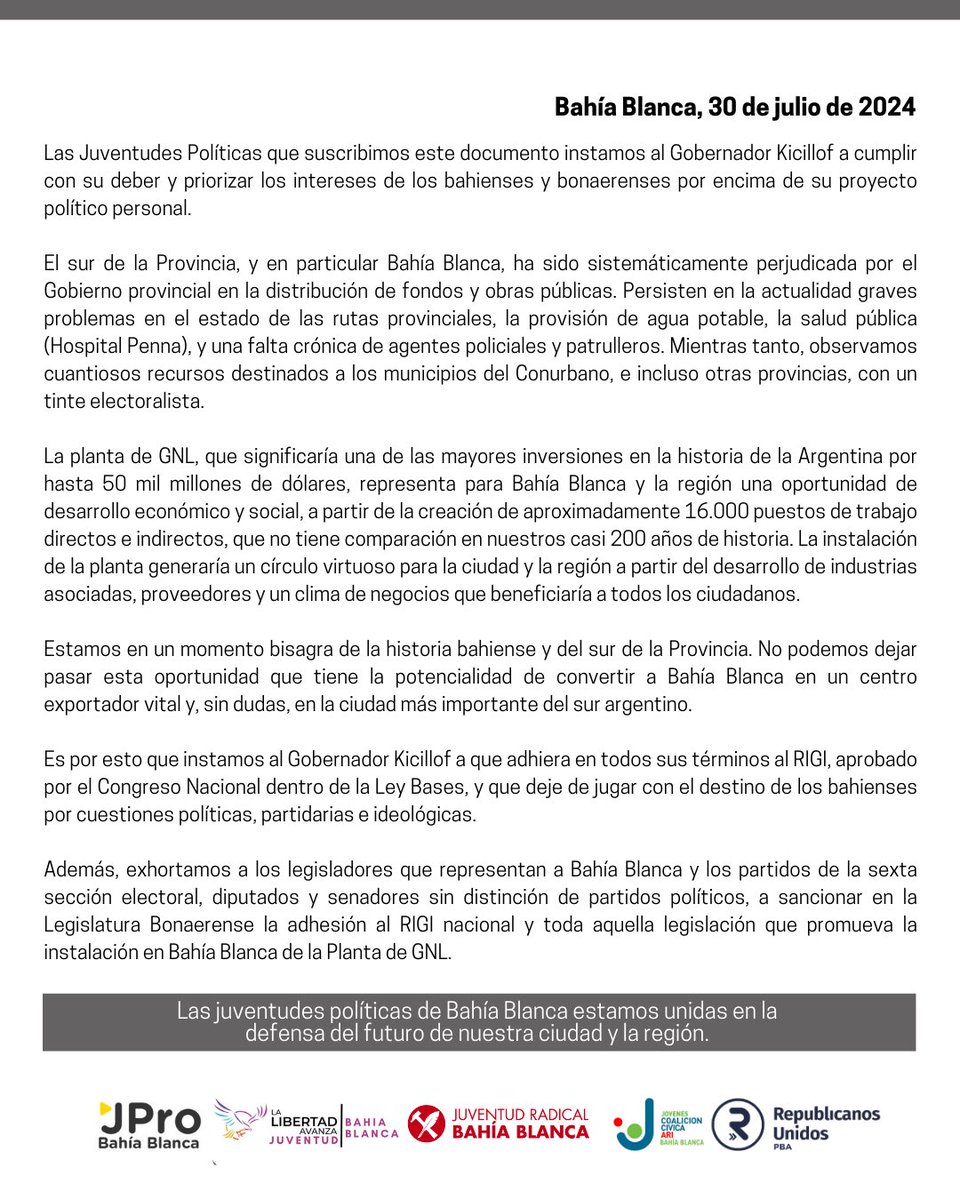 .<a href="/Kicillofok/">Axel Kicillof</a> <a href="/fsusbielles/">Federico Susbielles</a> ¿Van a ser responsables de perder 50 mil millones de dólares? 
16.000 puestos de trabajo están en juego. Actúen ya.