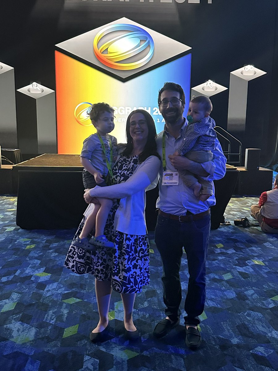 I’m so incredibly honored to receive the #SIGGRAPH2024 Significant New Researcher Award. Thank you to my amazing mentors, students, collaborators, and my family for the support and for being here today. My award talk will be at 3:45 in Four Seasons 4. See you there!