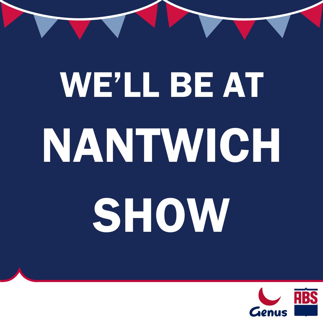 Join us at Nantwich Show tomorrow... 🎪 🐮

📍 Stand A15

Our team will be on hand to discuss how we can support your herd's genetic progress. 

We look forward to seeing you there!