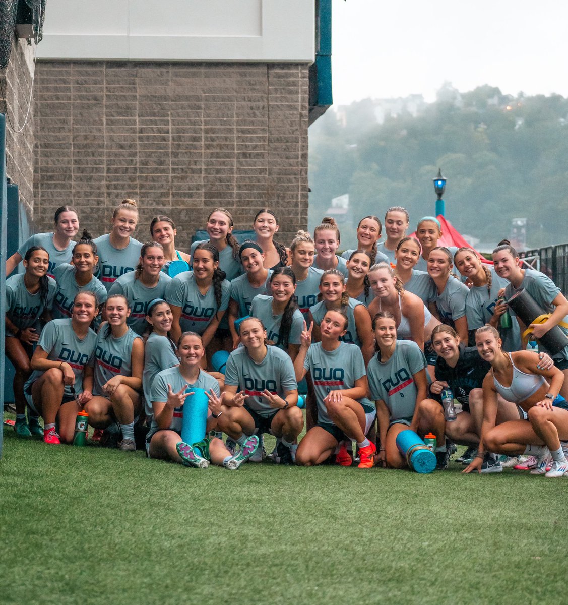 DuqWSoccer's tweet photo. First day of practice vibes! 😁

#GoDukes https://t.co/AiZxVb8z7F