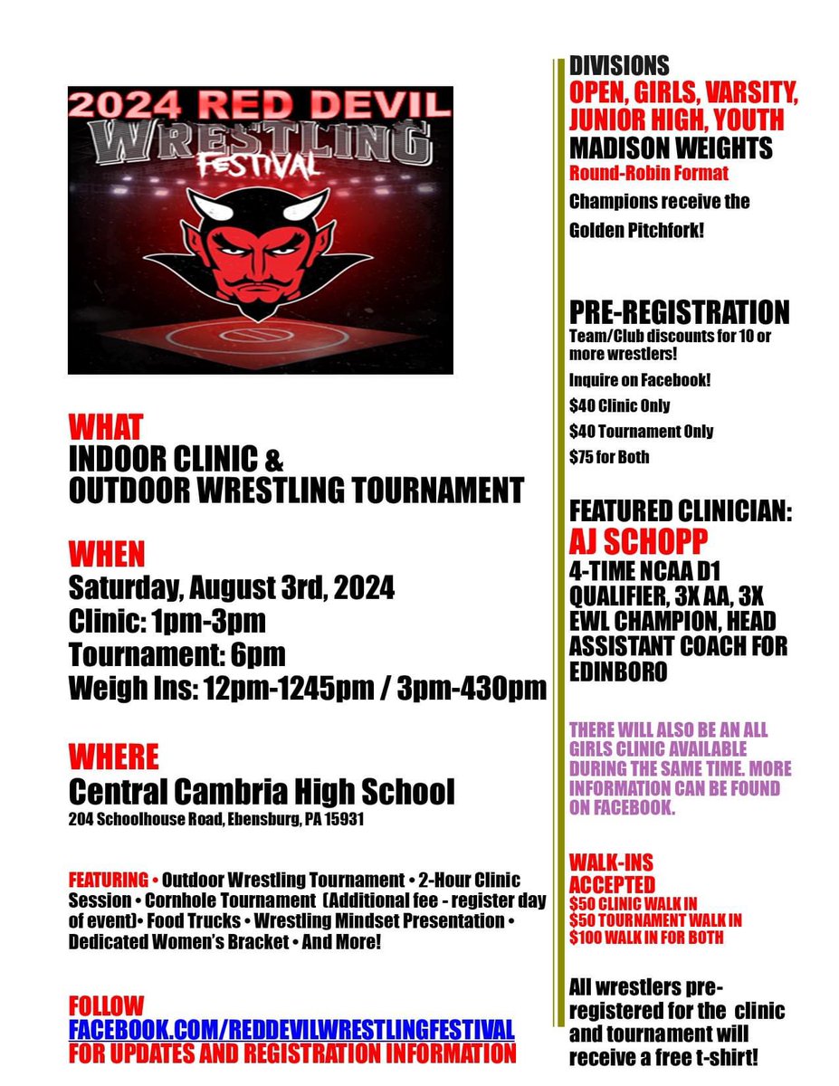 Pre registration ends tomorrow night. Register now for your free t-shirt.