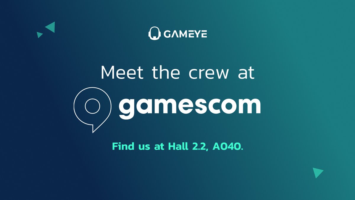 Gameye (@gogameye) on Twitter photo #Gamescom is just around the corner. Fancy catching up?
Our crew are heading down, and would love to chat about the latest tech and games. We're in hall 2.2, A040 (big shoutout to our good friends at <a href="/servers_com/">Servers.com</a> for having us).
Book a meeting here: eu1.hubs.ly/H0bv7Yy0 #Gamescom is just around the corner. Fancy catching up?
Our crew are heading down, and would love to chat about the latest tech and games. We're in hall 2.2, A040 (big shoutout to our good friends at <a href="/servers_com/">Servers.com</a> for having us).
Book a meeting here: eu1.hubs.ly/H0bv7Yy0