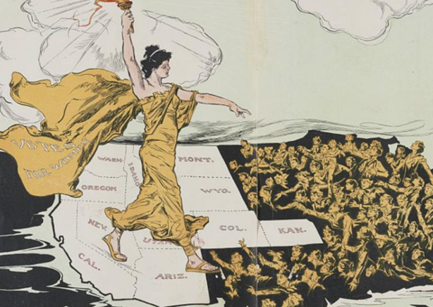 NEHgov's tweet photo. Montana ratified the #NineteenthAmendment #OTD 100 years ago.
Learn more about women’s suffrage in western states at @ESITEment. #NEHgrant https://t.co/f2R1OJElbD https://t.co/LxCM7EGhIE