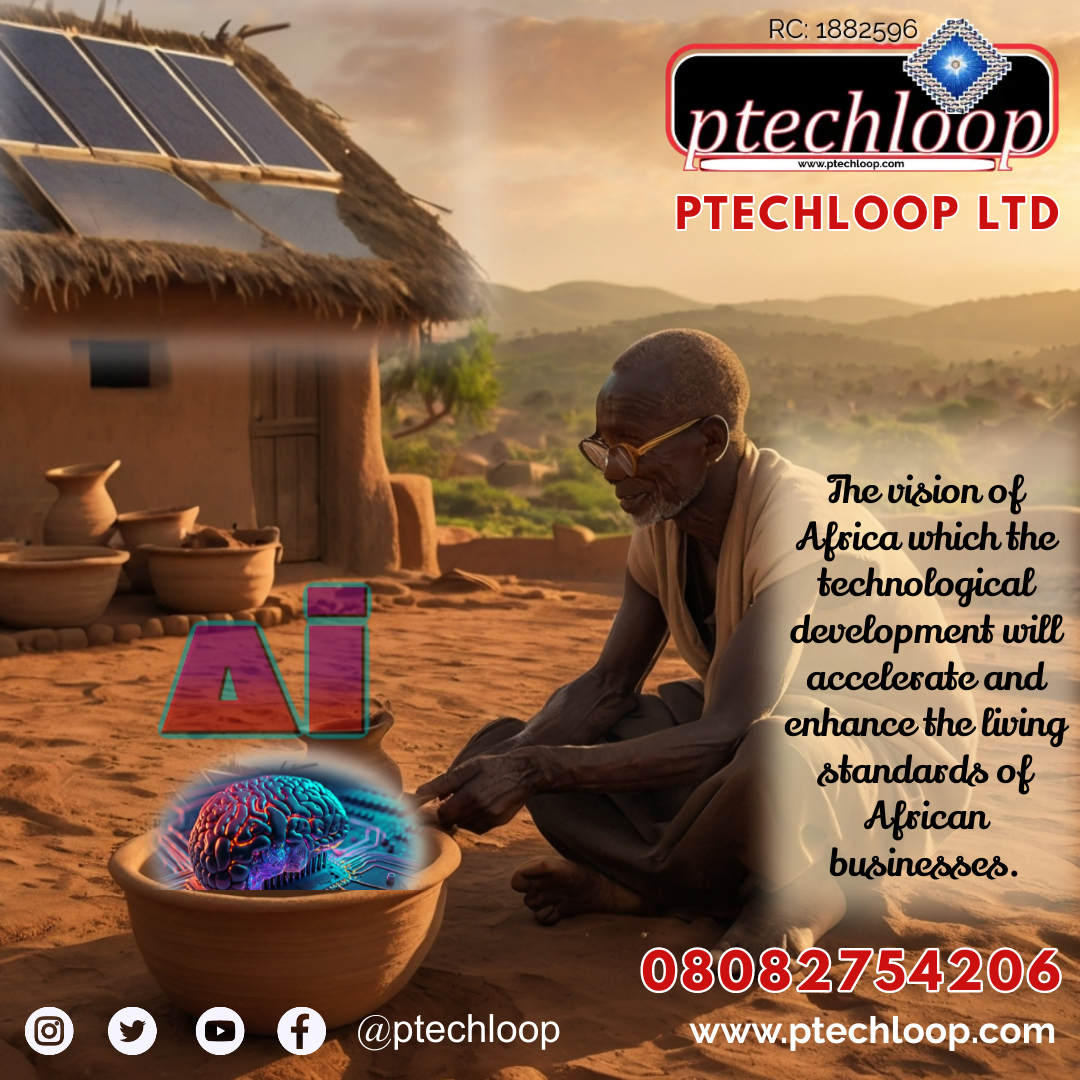ptechloop's tweet image. The vision of Africa which the technological development will accelerate and enhance the living standards of African businesses.
Would you be left out?
Improve sales by applying Artificial Intelligence (AI) & ML skills
At Ptechloop, we train, guide & mentor
#ptechloop
#AI
#AIML
