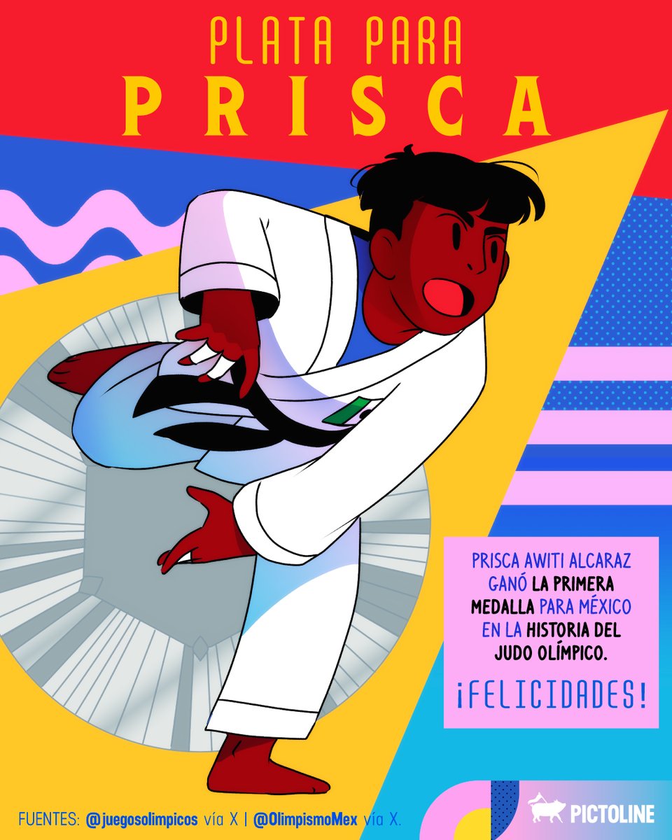 ¡Orgullo mexicano! 🇲🇽 Prisca Awiti lo dio todo en la competencia de judo olímpico y ya hizo historia🥈👏

#PriscaAwiti #Paris2024 #Judo #Parisestuyo #Pictoline #JuegosOlimpicos  #Paris2024 #plata