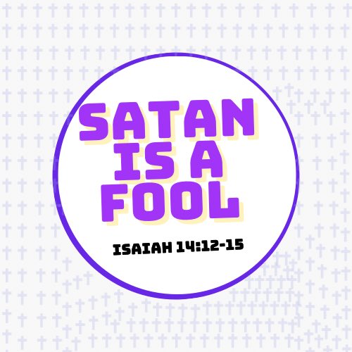 onlyfreeborn's tweet photo. Satan is a fool #satanisafool . https://t.co/Hh8w9yMkgZ