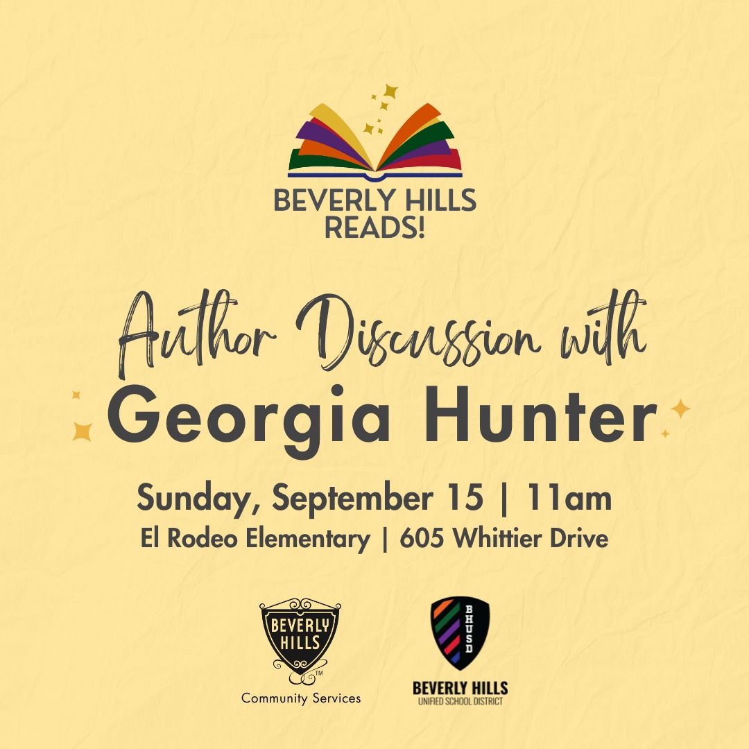 Beverly Hills Reads! Join us for a community-wide literary event that celebrates the love of #reading and builds community connection by bringing people together to participate in an engaging and insightful #book discussion.
Find out more at beverlyhills.org/csevents.