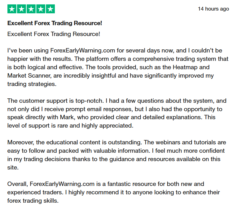 forexearly's tweet photo. Our latest review on Trustpilot

35/36 are 5 stars for our gold and forex trading system read them all here:

https://t.co/kyErLX1rqD https://t.co/y1QA9zKKH3