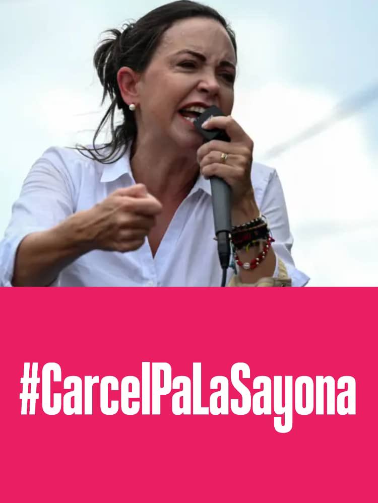 EdilioLopezPaez's tweet photo. Quienes buscan quemar nuestra Patria en su empeño por ignorar la voluntad del pueblo que eligió al Pdte. @NicolasMaduro merecen cárcel. 
@MariaCorinaYA fascista que solo quiere caos en Venezuela a costa de la muerte de tus hijos e hijas…NO CAIGAS EN SU JUEGO!
#CarcelPaLaSayona https://t.co/lUsjIJjlqe