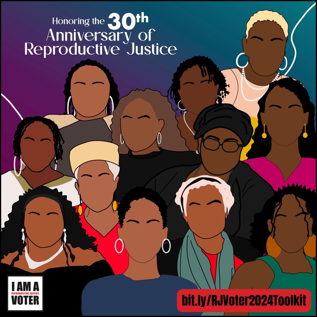 Pregnancy Justice | @pregnancyjust.bsky.social (@pregnancyjust) on Twitter photo Celebrating 30 years of #ReproductiveJustice with <a href="/BlackWomensRJ/">In Our Own Voice</a> 💛
30 years ago, 12 Black Women in Chicago laid the groundwork for the RJ movement, strategizing to spotlight Black Women's reproductive health concerns. Join us in honoring their legacy: bit.ly/RJ30Anniversar… Celebrating 30 years of #ReproductiveJustice with <a href="/BlackWomensRJ/">In Our Own Voice</a> 💛
30 years ago, 12 Black Women in Chicago laid the groundwork for the RJ movement, strategizing to spotlight Black Women's reproductive health concerns. Join us in honoring their legacy: bit.ly/RJ30Anniversar…