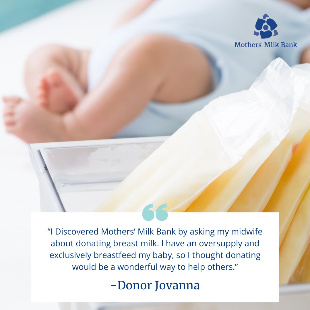 Donating your milk is one of the most selfless things a parent can do. Thank you to all of our generous donors who feed their babies, and share their extra milk.💙 Learn how you can become a milk donor by visiting milkbankcolorado.org