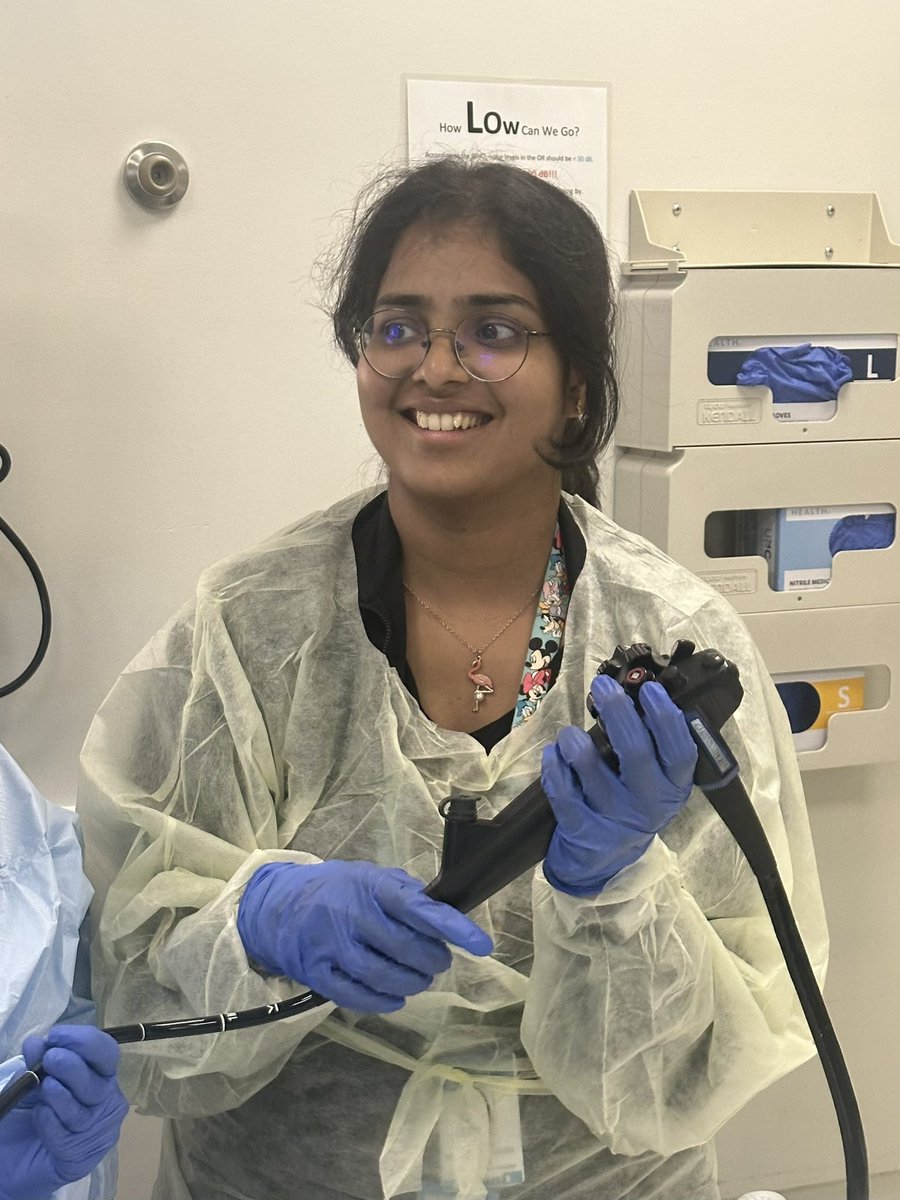 UNC Pediatric Gastroenterology Fellowship (@unc_pedsgi) on Twitter photo We are thrilled to welcome our new fellow <a href="/MuruganAnushree/">Anushree Murugan</a>! All smiles as she gets ready to scope ☺️ #superstar #pediatricgi #pediatricgifellow We are thrilled to welcome our new fellow <a href="/MuruganAnushree/">Anushree Murugan</a>! All smiles as she gets ready to scope ☺️ #superstar #pediatricgi #pediatricgifellow