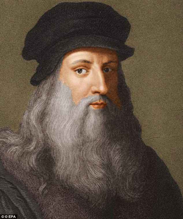 Or Saint Thomas, whose finger is raised curiously in the air.

He's the one who demanded proof of Christ's resurrection by placing a finger into his wounds. Some say it's a self-portrait of Leonardo — possibly a skeptic himself...