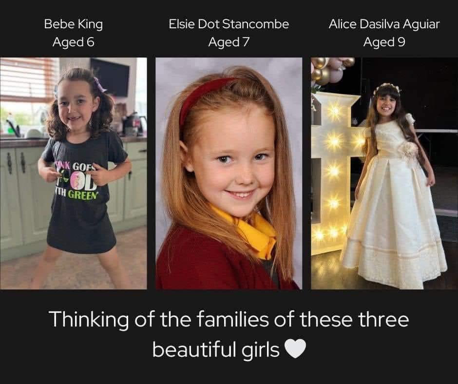 Our thoughts are with the family and loved ones of the three angels taking too soon. Also thoughts are with the emergency responders and everyone  who attended or witnessed this awful event.