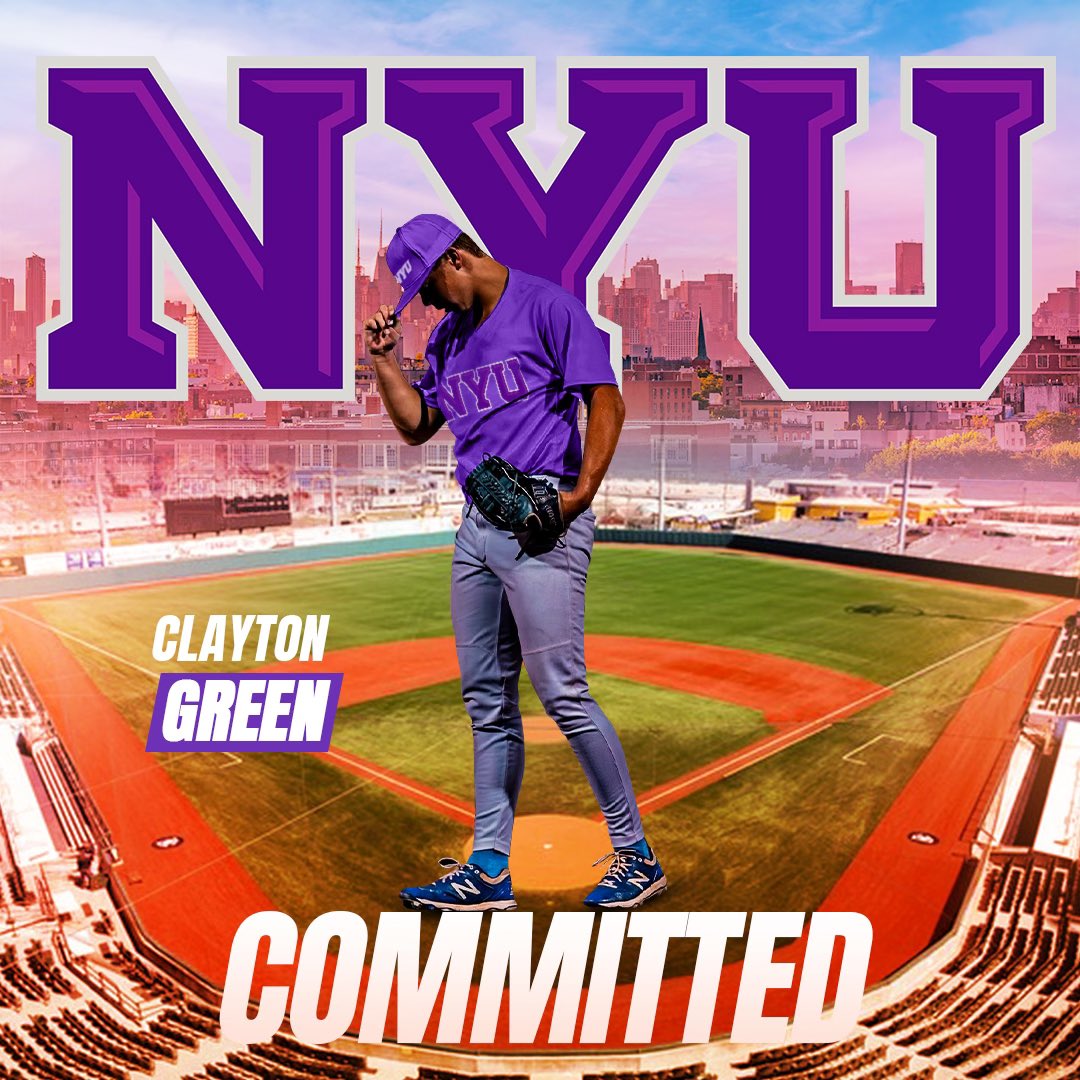 I’m proud to announce my commitment to further my academic and athletic development at New York University. Thank you to everyone who has helped me along the way. Go Violets!                                                        #rollviolets #slammersnorth