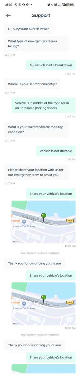 SuryakantSp10's tweet image. @OlaElectric 
My vehicle is breakdown and needs emergency help but #OLAAPP helps me out within 24 hours. What an idea to make the peoples fool stating that number #1 in electrical two wheeler.
@bhash stop selling new vehicle and fix first after sales services.
@OfficeOfRKSingh