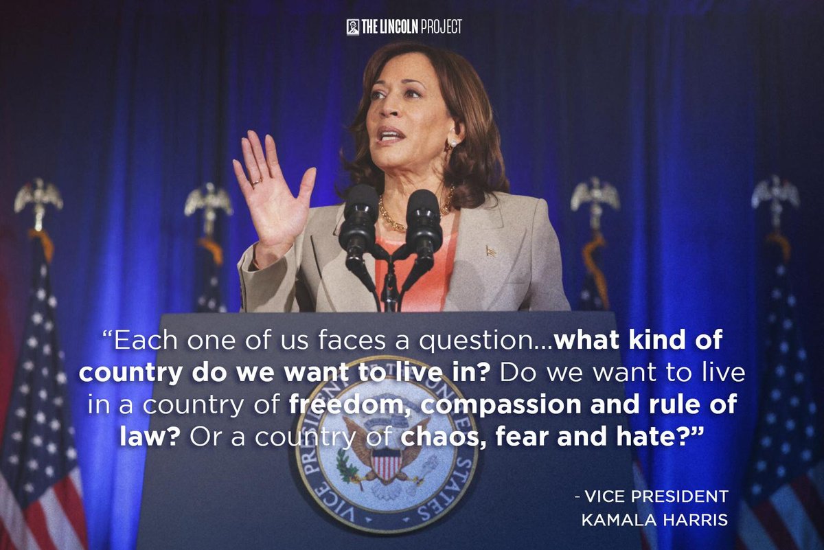 We choose freedom, compassion, and the rule of law.