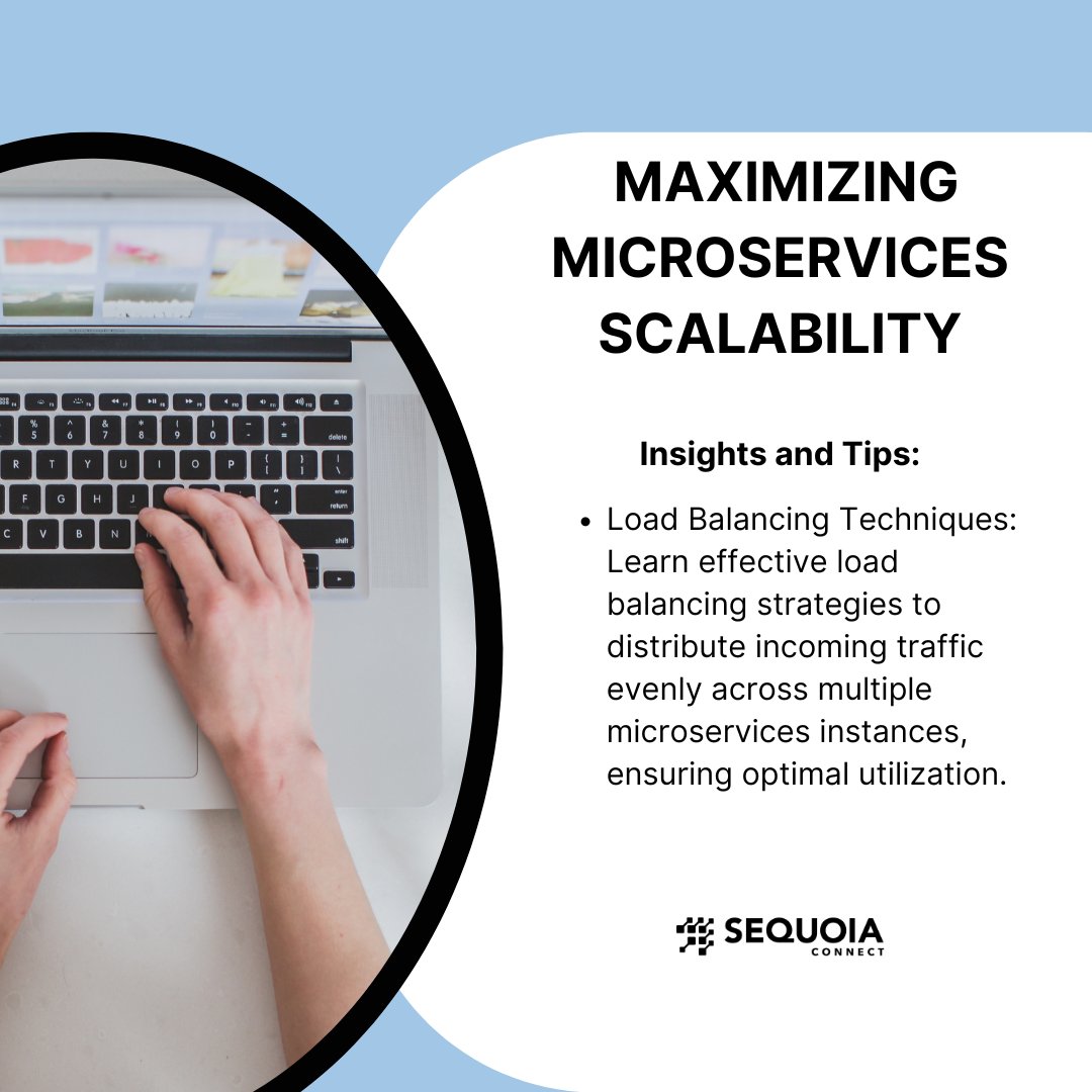 SequoiaConnect's tweet image. Maximize your microservices scalability! Discover insights into efficient containerization, auto-scaling strategies, and load balancing techniques. Optimize your microservices architecture for peak performance. 🚀🔗 #SequoiaConnect #Microservices #ScalabilityTips