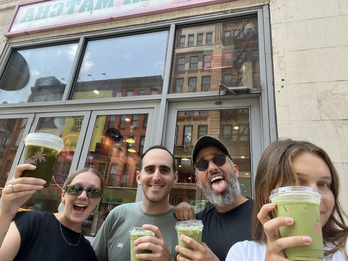 colleagues &amp; cha cha!! 

<a href="/ChaChaMatchaNYC/">Cha Cha Matcha</a> is my fave spot for important business meetings