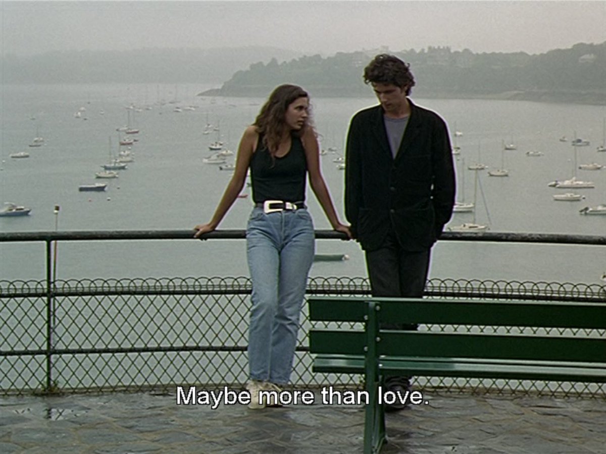 "La amistad es cosa seria. Tal vez más que el amor".

📽 "Cuento de verano" - Eric Rohmer, 1996.