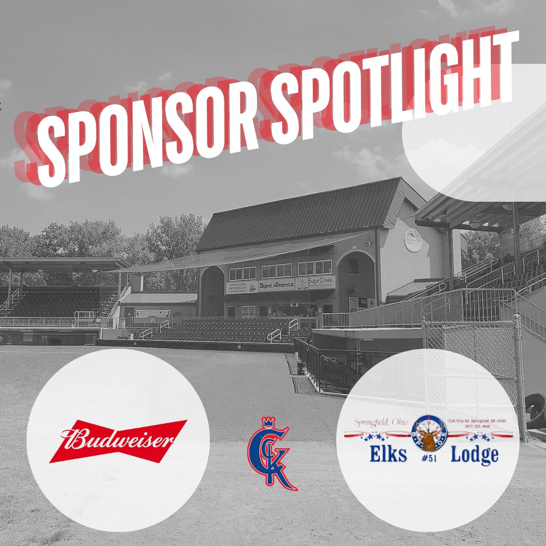 A big shoutout and thank you to Budweiser and Elks Lodge for sponsoring the Champion City Kings! Your support helps us hit home runs on and off the field.