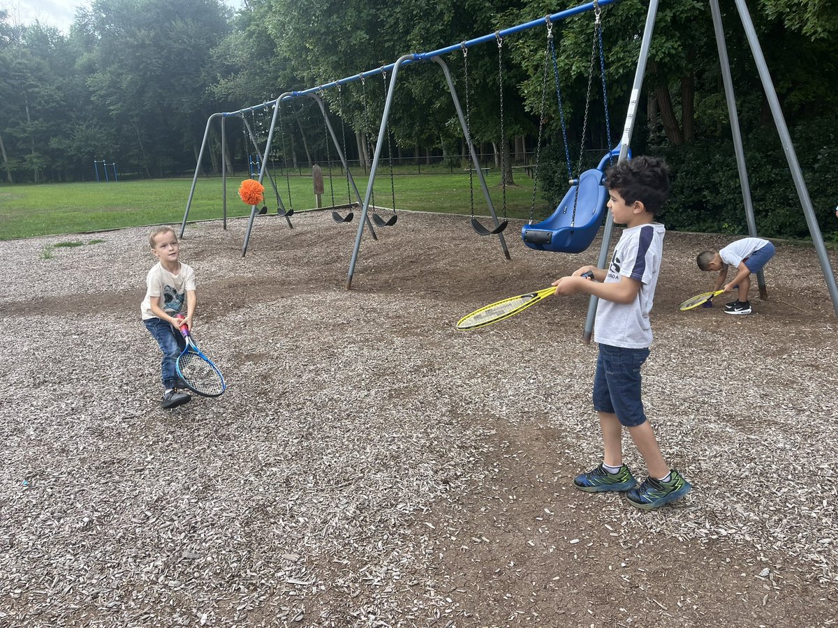 Today at Camp Eagles we participated in our very own Olympic Games while demonstrating perseverance when it seemed too difficult and good sportsmanship. <a href="/amyreifBF/">Amy Reif</a> <a href="/MuziLearningLab/">Jeanne Muzi</a> <a href="/LTPS1/">Lawrence Township Public Schools</a>
