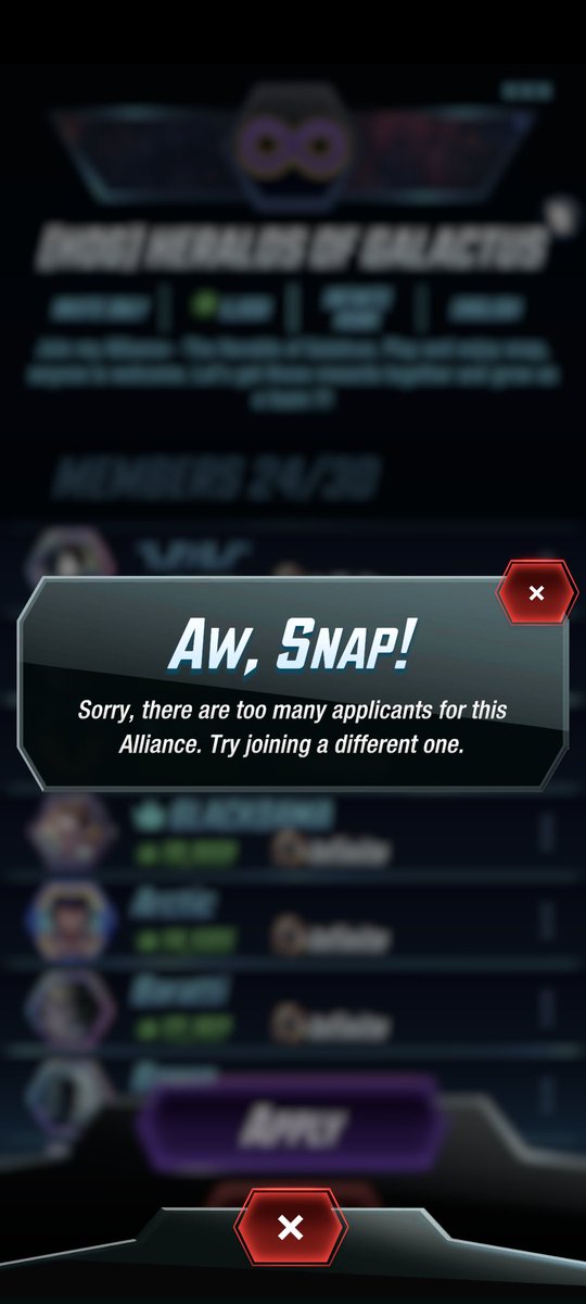 VanillaRogan's tweet photo. @6LACKDAMA @MARVELSNAP I tried 😭 https://t.co/Pq1xaxLPXY