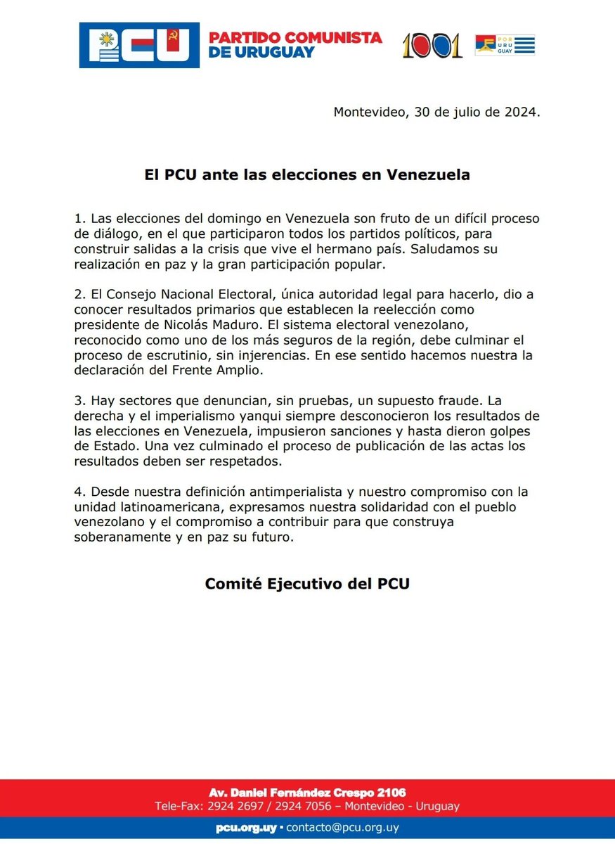 PFernandezBeri's tweet photo. Confirmadísimo: ya no existe #seregnismo ("moderados" o "democráticos" en el @frente_amplio, sólo #FórmulaTupaBolche🇷🇺🇵🇸🇮🇷. Cada vez más #Frente, cada vez menos "#Amplio". #ElFrenteAmplioEsCómplice de la dictadura, tal como lo hicieron con los #Comunicados4y7. https://t.co/SyKxkDJpC0