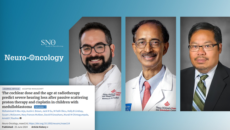 TCHResearchNews (@tchresearchnews) on Twitter photo Findings in Neuro-Oncology (<a href="/OUPAcademic/">Oxford Academic</a>) by Dr. Mohammad Abu-Arja <a href="/TexasChildrens/">Texas Children's</a> and colleagues reveal for medulloblastoma that a patient’s age and the radiation dose to the cochlea inner ear are key risk factors for treatment-related hearing loss > doi.org/10.1093/neuonc… Findings in Neuro-Oncology (<a href="/OUPAcademic/">Oxford Academic</a>) by Dr. Mohammad Abu-Arja <a href="/TexasChildrens/">Texas Children's</a> and colleagues reveal for medulloblastoma that a patient’s age and the radiation dose to the cochlea inner ear are key risk factors for treatment-related hearing loss > doi.org/10.1093/neuonc…