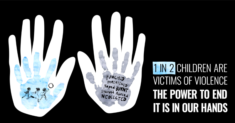 UNICEF's tweet photo. 🔵 Universal parenting support to prevent abuse and neglect.

🔵 Access to safe school environments for all.

🔵 Accessible response and support services for children at risk.

These are key to ending violence against children. We urge governments to prioritise them. #InOurHands