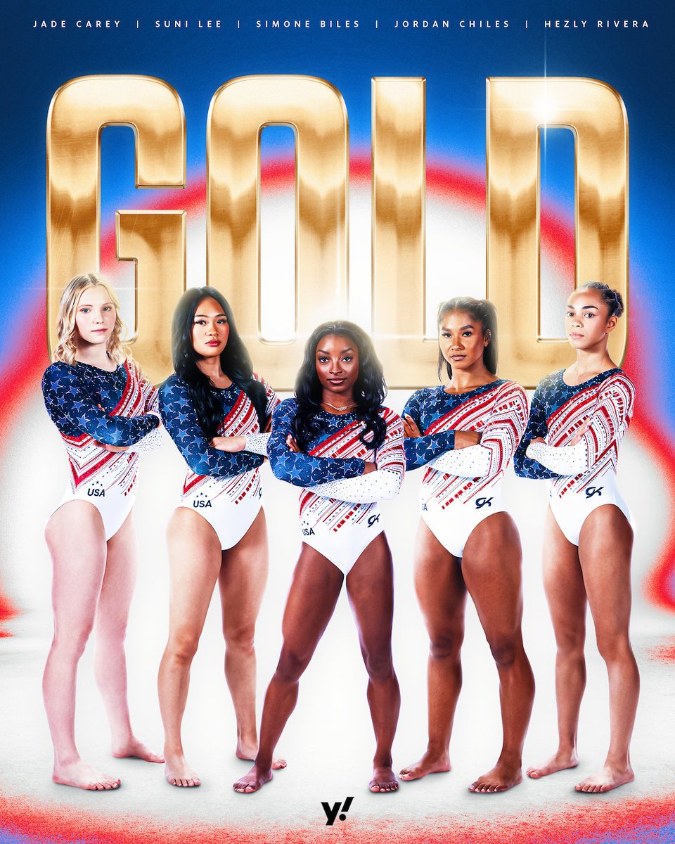 USA TAKES GOLD IN THE WOMEN'S TEAM GYMNASTICS FINAL 🥇